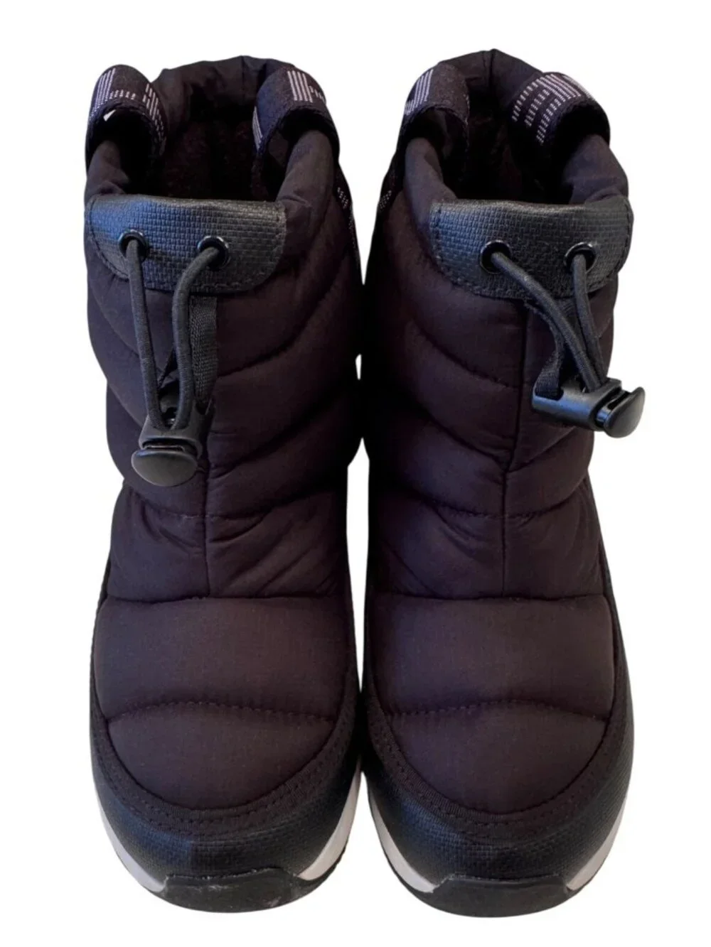 North Face Youth Kids Size 1 EU32 ThermoBall Pull-On Waterproof Black Boots NWOB